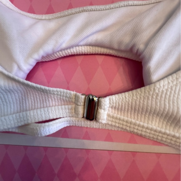 White Ribbed Bikini Set - Picture 5 of 8